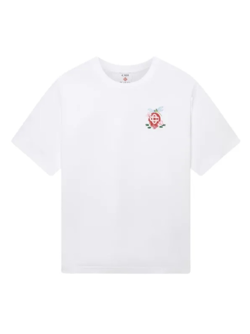 Casablanca Dragonfly Floral T-Shirt White Men’s XL